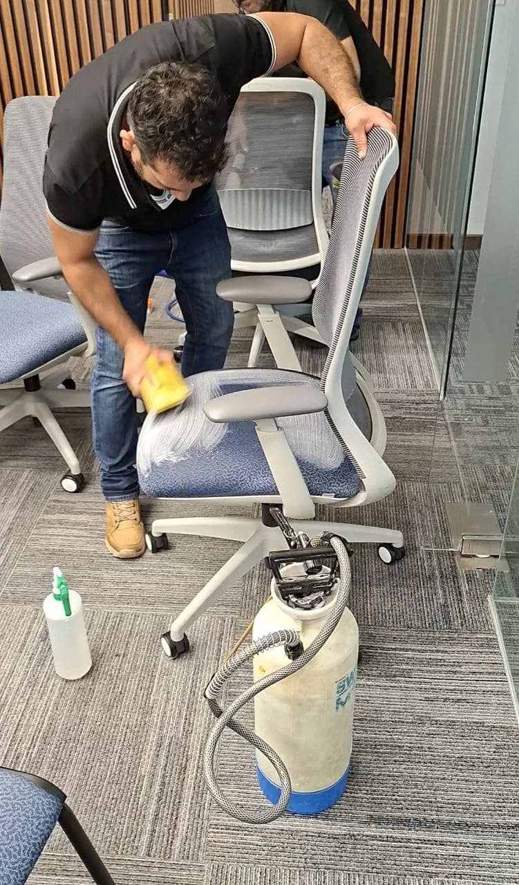 Sillas de comedor y oficina limpias con servicio profesional de tapicería Lavado Real Monterrey